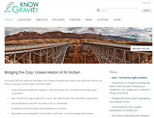 Tablet Screenshot of knowgravity.com